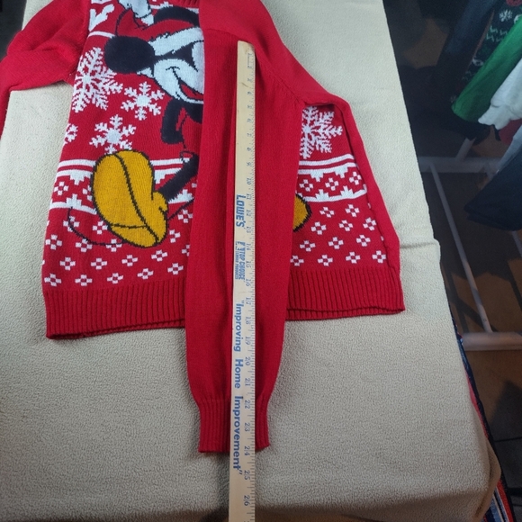 Disney Mickey Mouse Women's Size XL Santa Christmas Sweater Holiday Winter - Picture 12 of 12